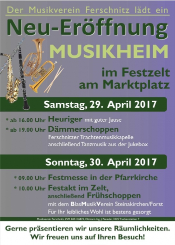 Eröffnung Musikheim Ferschnitz